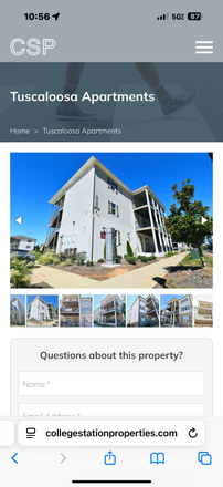Outside street view - Triplex close to campus Triplex