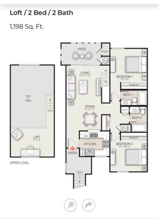 Room Layout - San Leon Villa Apartments