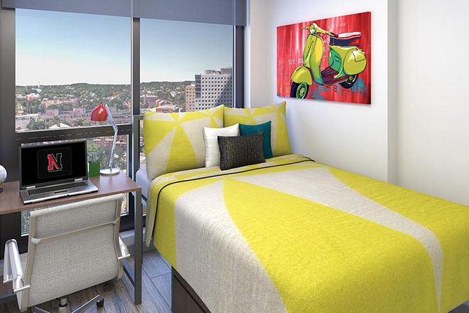 Bedroom - Private Room w/ Great View – $279 OFF + No Fee | LightView, 1-Min to NEU