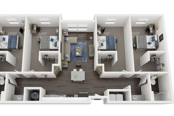 Layout of the Room - Park West College Station