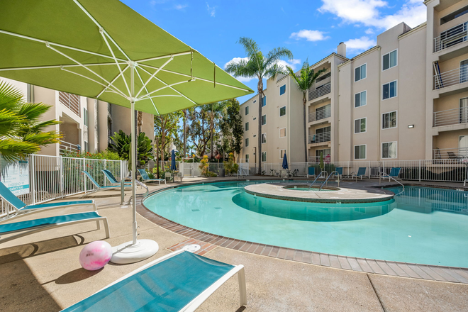 Outdoor Pool - Fully Furnished Student / Intern Housing - Private Room with a Shared Bathroom