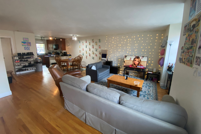 kitchen/living/dining space - LOCATION!! HUGE & RENOVATED 4 BED / 2 BATH W/ LAUNDRY IN UNIT!! AVAIL. 9/1/26!!! Apartments