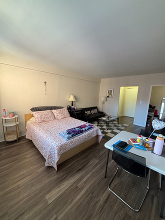 Living area - Studio at Broadview Apartments