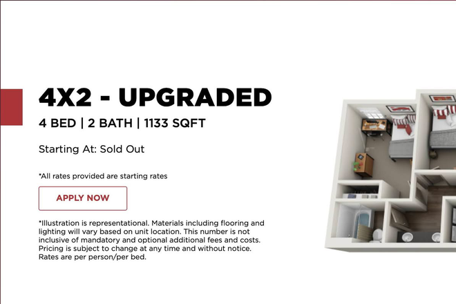 Floor plan - The College Inn