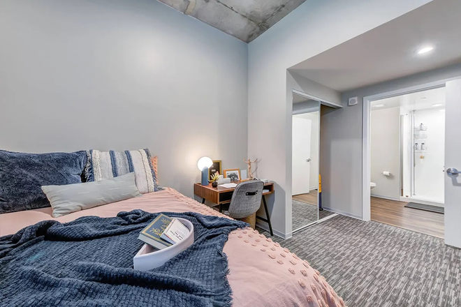 Bedroom - Rise on Chauncey Apartments