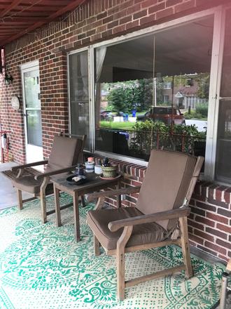 large, covered front porch - Awesomely Large, Sunny apartment Close to Emory & Ga State