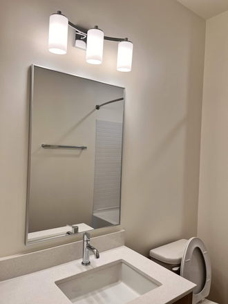 Bathroom - Discovery Housing Apartments for Graduate Students *Newly Built*