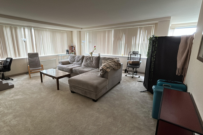 Hall area common space - Wide windows spacious room available