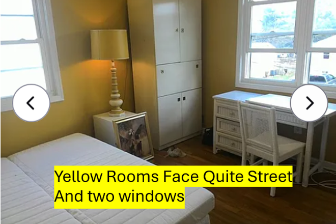 Yellow Bed Room - Near University Furnished Room International Students