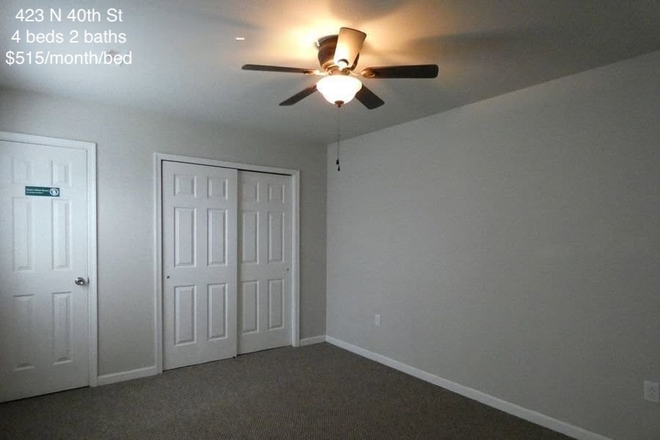 1st floor bedroom (1 of 4 bedrooms) - Multiple apartments for Sep 1 move-in close to Drexel campus starting $515/month