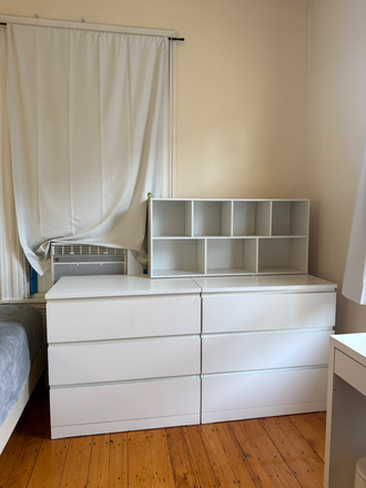 Bedroom - dressers - Mission Hill Apartment