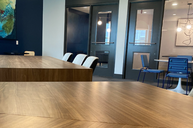 Shared study area with large tables and quiet workspace in Aspen Heights community. - Private Bedroom in 3BR Apartment at Aspen Heights – Feb 1, Early Move-in Possible