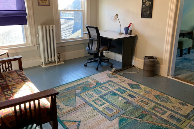 Office - Semi-private second floor. 2 bedrooms, kitchenette, private bath, office House