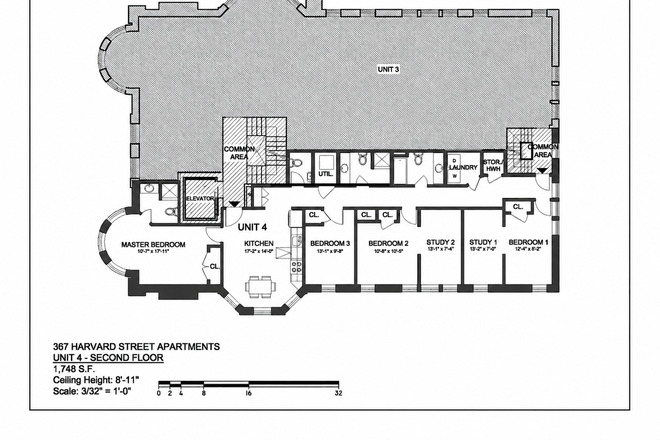 floor plan - Roommates wanted for 4bd/3.5bath huge modern apartment close to Harvard Yard
