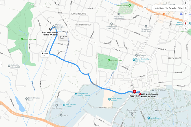 Map - Single house