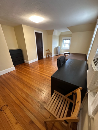 Furnished room includes dresser and chairs - Private Furnished room near Harvard Ave, 2 min walk to Green Line B Apartments