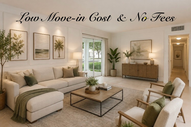 - LOW MOVE IN COST & NO APPLICATION FEE. BEAUTIFUL GARDEN VIEW 3 Bdrm / 2 Bath Duplex with 1,600 S/Fr