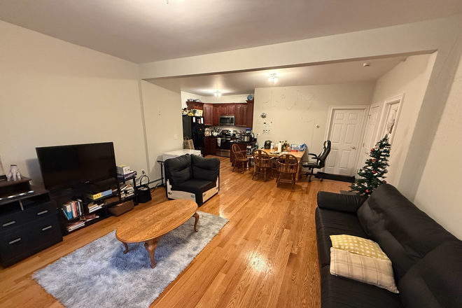 Living room and common kitchen area - LaCourt Realty LLC Apartments