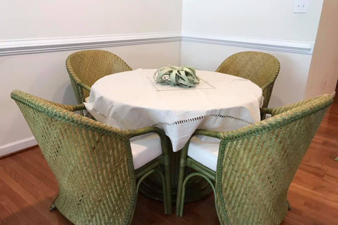 Dining room (first floor) - Fully furnished 3-bed/3-bath townhouse in prime New Town location