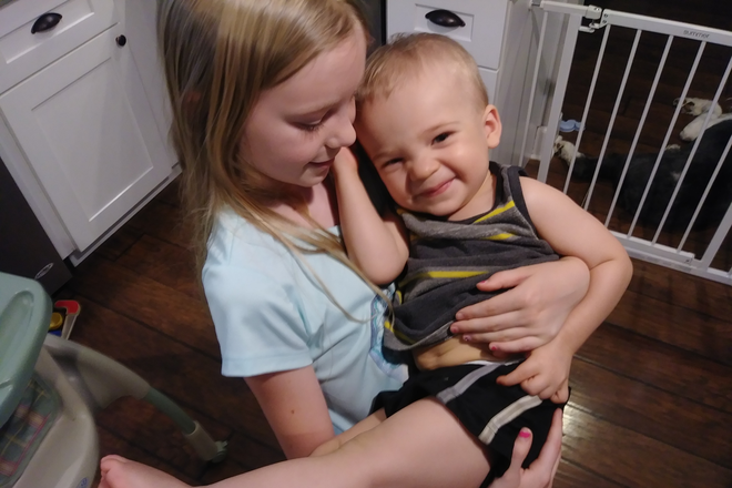 my son and a neighbor friend - Caring Roommate for Sweet Family Home Month to Month Broomfield