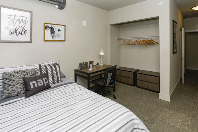 Bedroom - Private Room in 3BR SkyVue Apartment – No Roommates in July