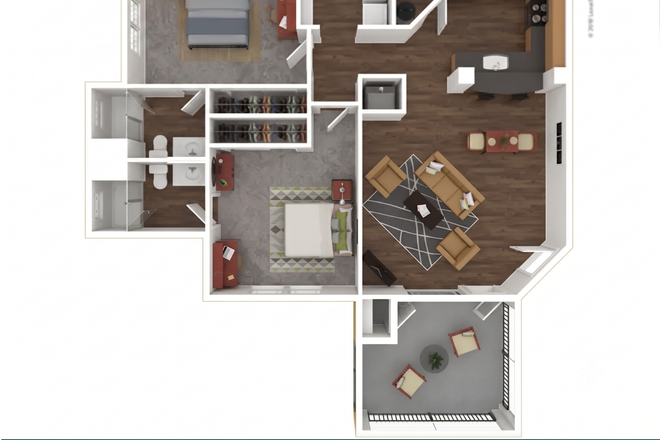Model - Forest Lake Student Apartments