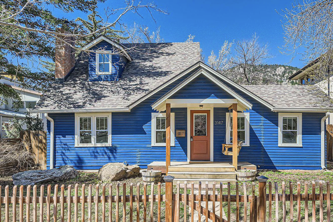 Front of house - Sunny, spacious loft in Newlands (North Boulder), close to Ideal Market, quick bike ride to campus.