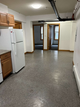 Living room (this is when we first moved in) - 24 Westland Ave Apartments