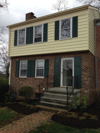Front Door Faces Prices Fork Rd - His Townhouse at 101 Canterbury Ct