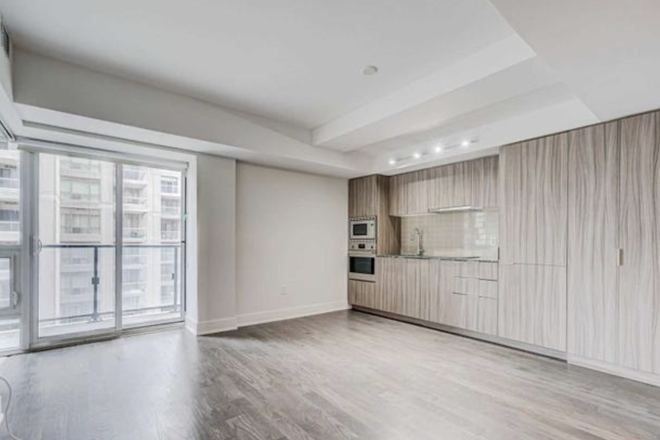 Kitchen/Living Room - Condo Near Bay and Wellesley.