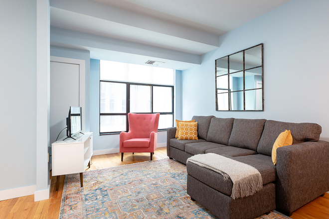 Living Room - Furnished Loft-Style 700+-SqFt Condo - Avail Sept 1