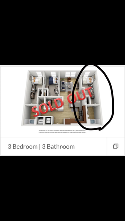 Private bedroom, private bathroom, shared common area. - The TENN Student Living