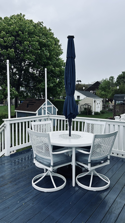 Deck Furniture - Matunuck Beach Cottage Apartments