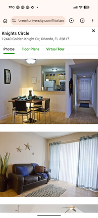 Dining Room/Living Room - Knights Circle Apartments