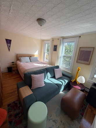 Bedroom/Living Room - FURNISHED RED HOOK STUDIO 5 MIN FROM FERRY & 15 MIN FROM F/G TRAIN Duplex