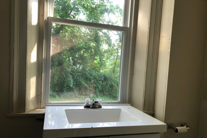 bathroom - Umass bus route- Amherst- Three bedroom apartment- August 1