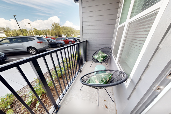 Patio. Our unit is Pool view, so it will face the community pool on the 3rd floor. - Sublease: The Accolade West Apartments