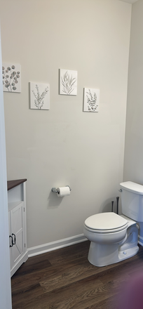 Downstairs powder room - Beautiful 3 bed 2.5 bath home 30 mins to downtown
