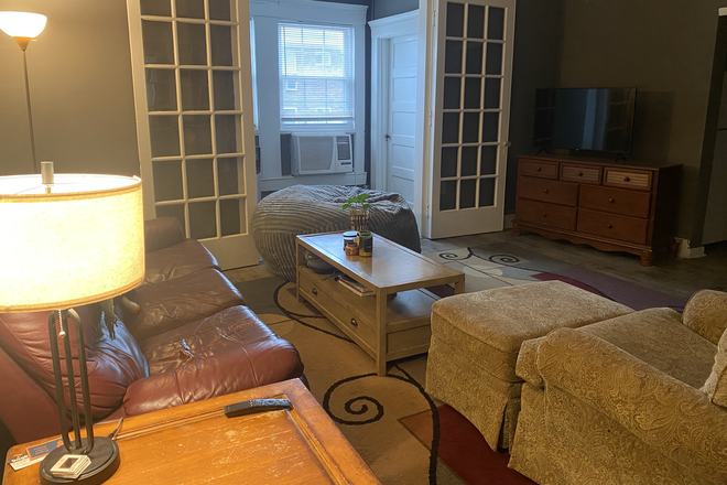 Living Room - Fort Apartment Near Campus