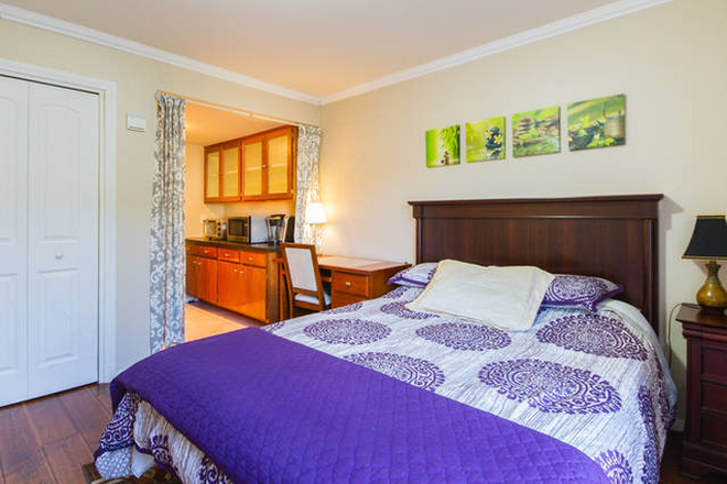 Bedroom and kitchenette - Private Room with your own bathroom near UCI for Rent