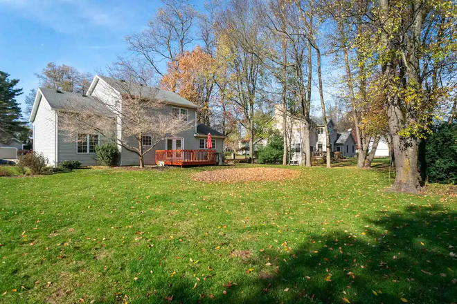 Backyard - Furnished Home in Kid-Friendly Neighborhood