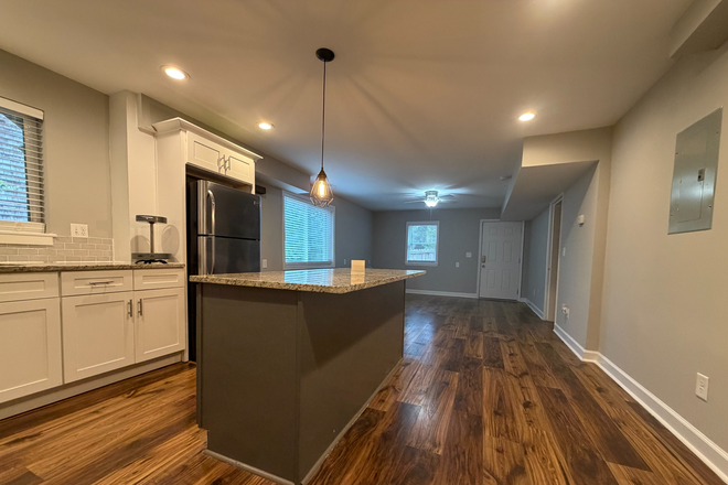 Open concept family room - Modern Decatur 2 BR / 1 BA | 1 Mile to Emory | Huge Patio Triplex