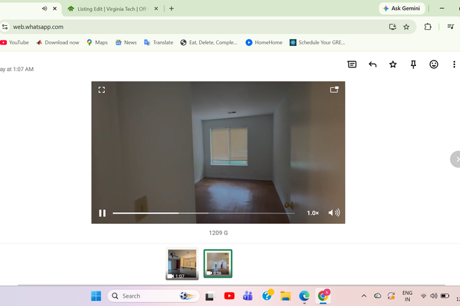 Bedroom - 4 b 2b university terrace