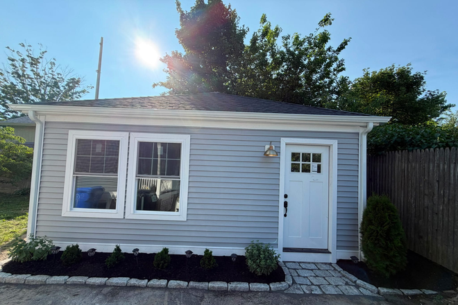 Front of building - All utilities included Studio Apt. within minutes of Brown University, RI & Miriam Hospital