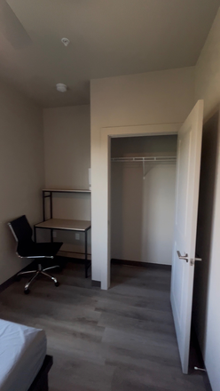 Walk-in closet; desk and chair - The Standard Apartments