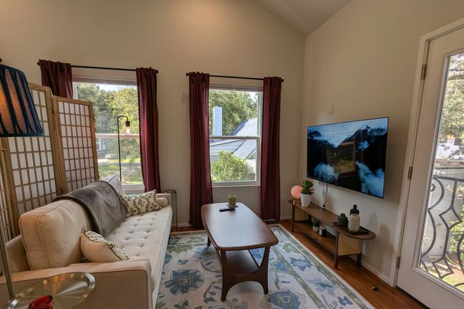 living area - New studio apartment in Avondale, 2.2 mi. from MUSC & 10 mi. from Folly Beach