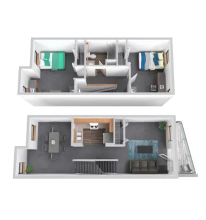 Duplex layout from Redstone Commons website - Redstone Commons Duplex