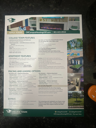 Apartment - College Town at USF