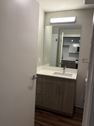 Bathroom - Studio in The Link Evanston Apartments