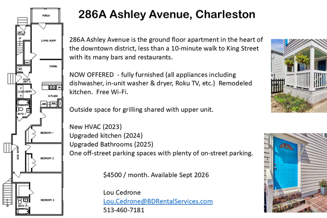 Info sheet p1 - Renovated fully furnished apartment with character